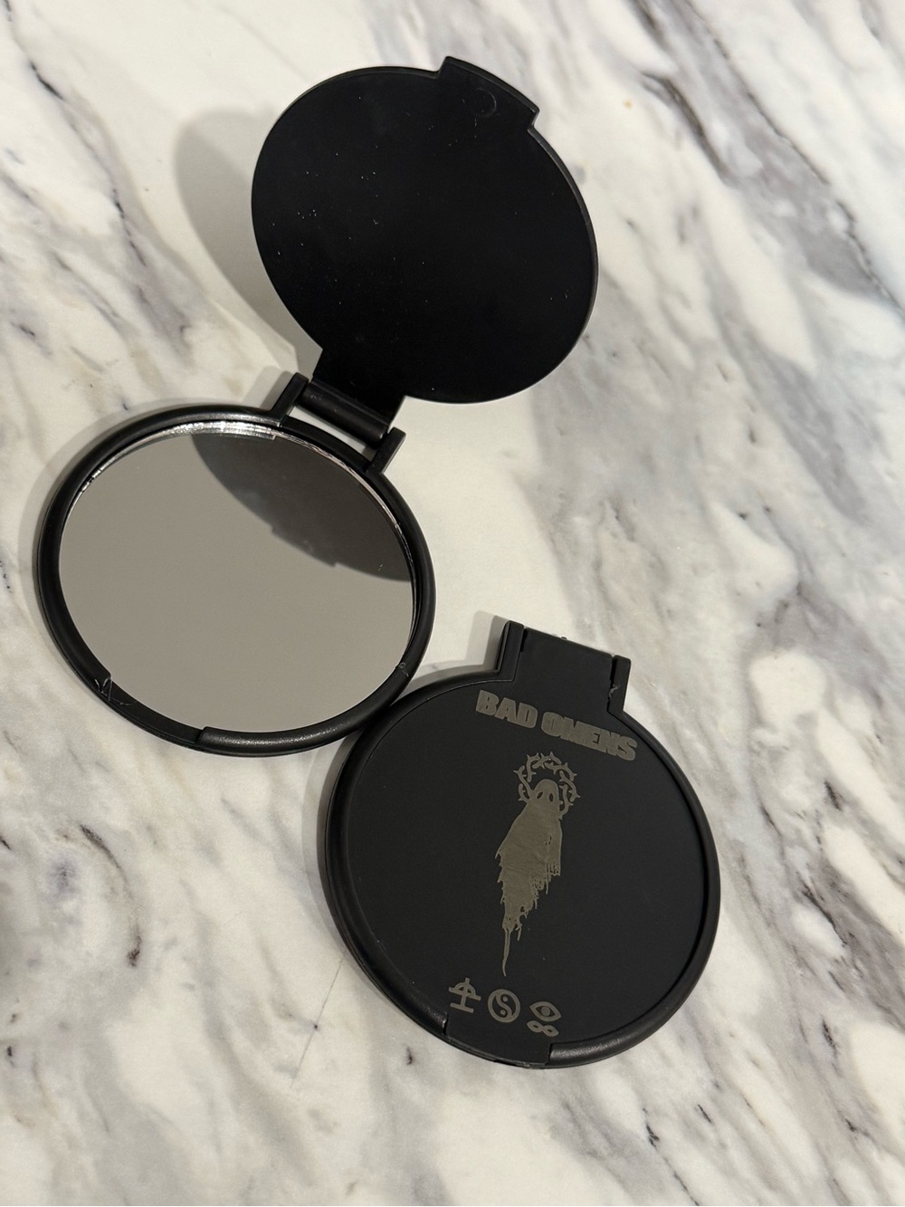 Bad Omens Black Compact Mirror